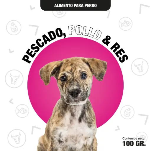 [MUESTRAPESCADO] MUESTRA - PESCADO CON POLLO 100gr - PERRO