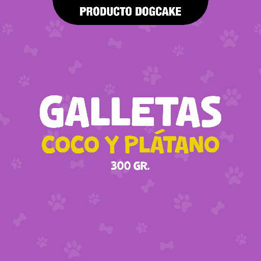 [GALLCOCOYPLATANO] Galletas COCO & PLATANO - 300GR 